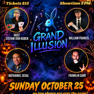Grand Illusion - All Ages Magic Show! $15